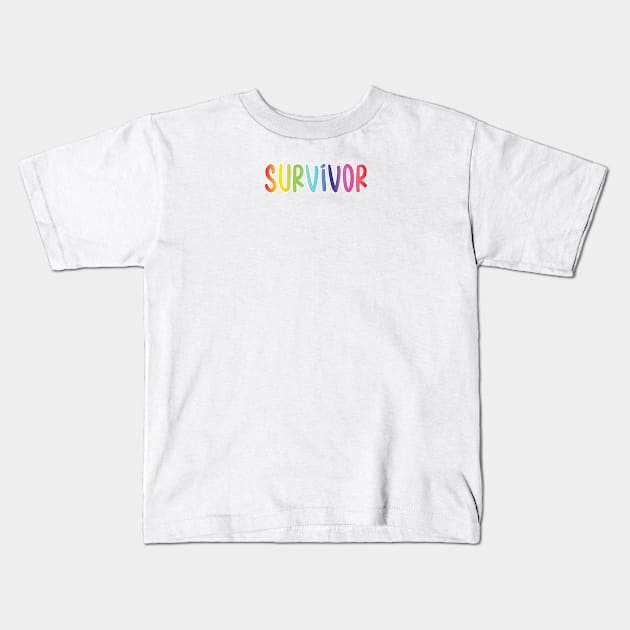 survivor Kids T-Shirt by autieangie